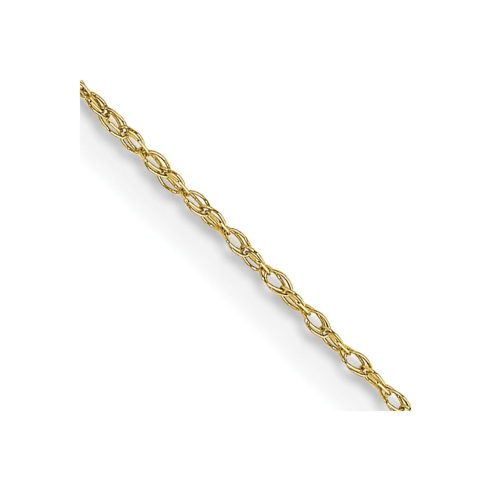 10k .5mm Carded Cable Rope Chain - Solomon Jewelers