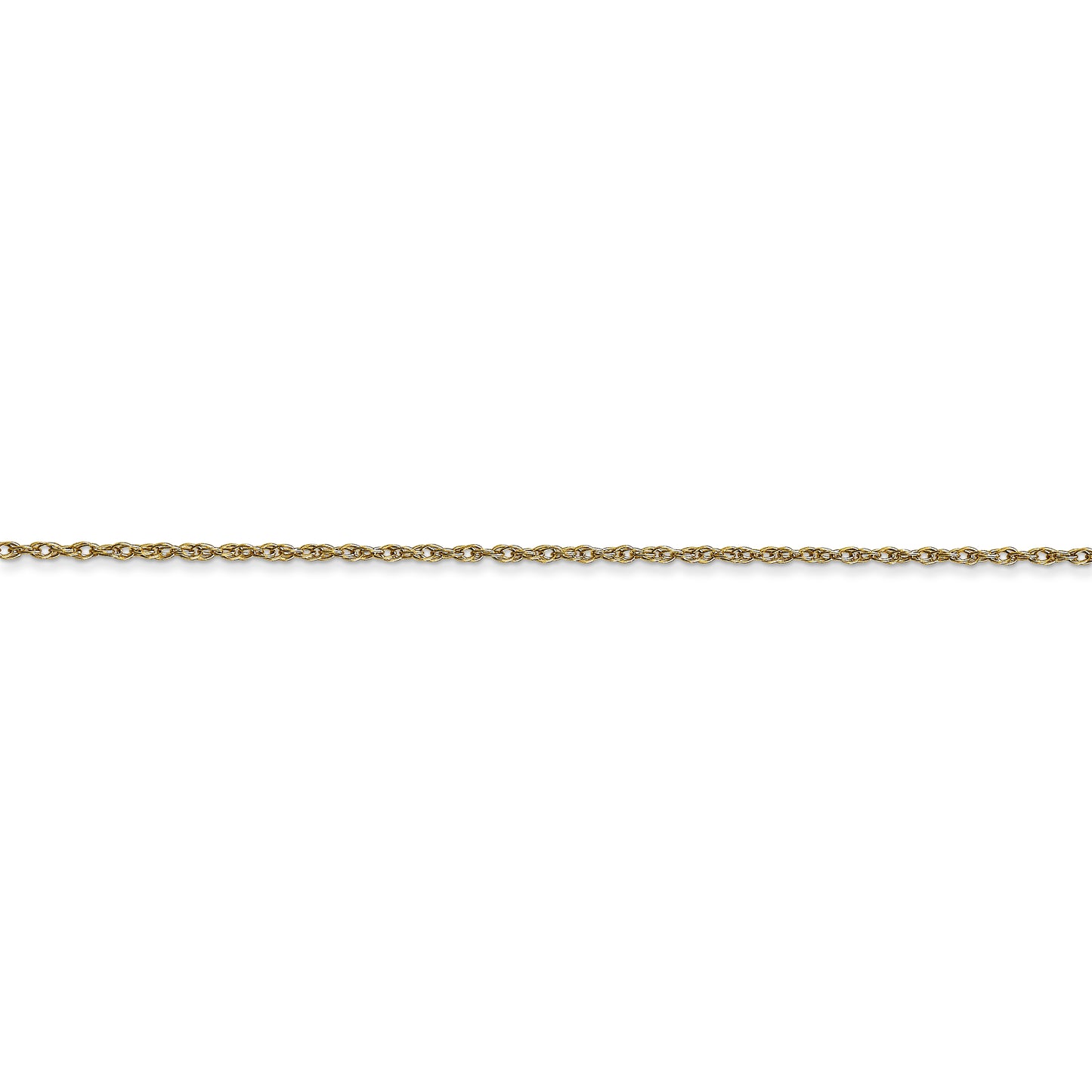 10k .95mm Carded Cable Rope Chain - Solomon Jewelers