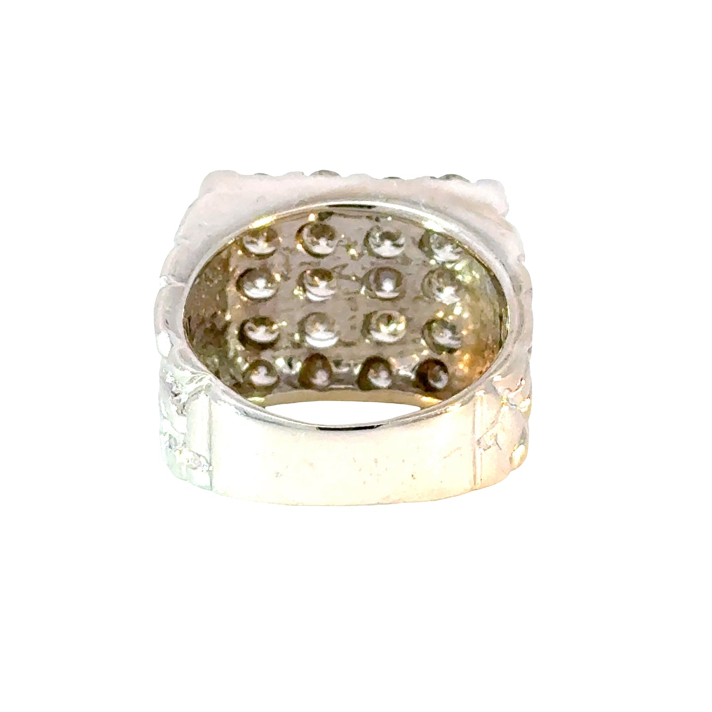 2 CT TW Men's Diamond Ring in 14K White Gold - Solomon Jewelers