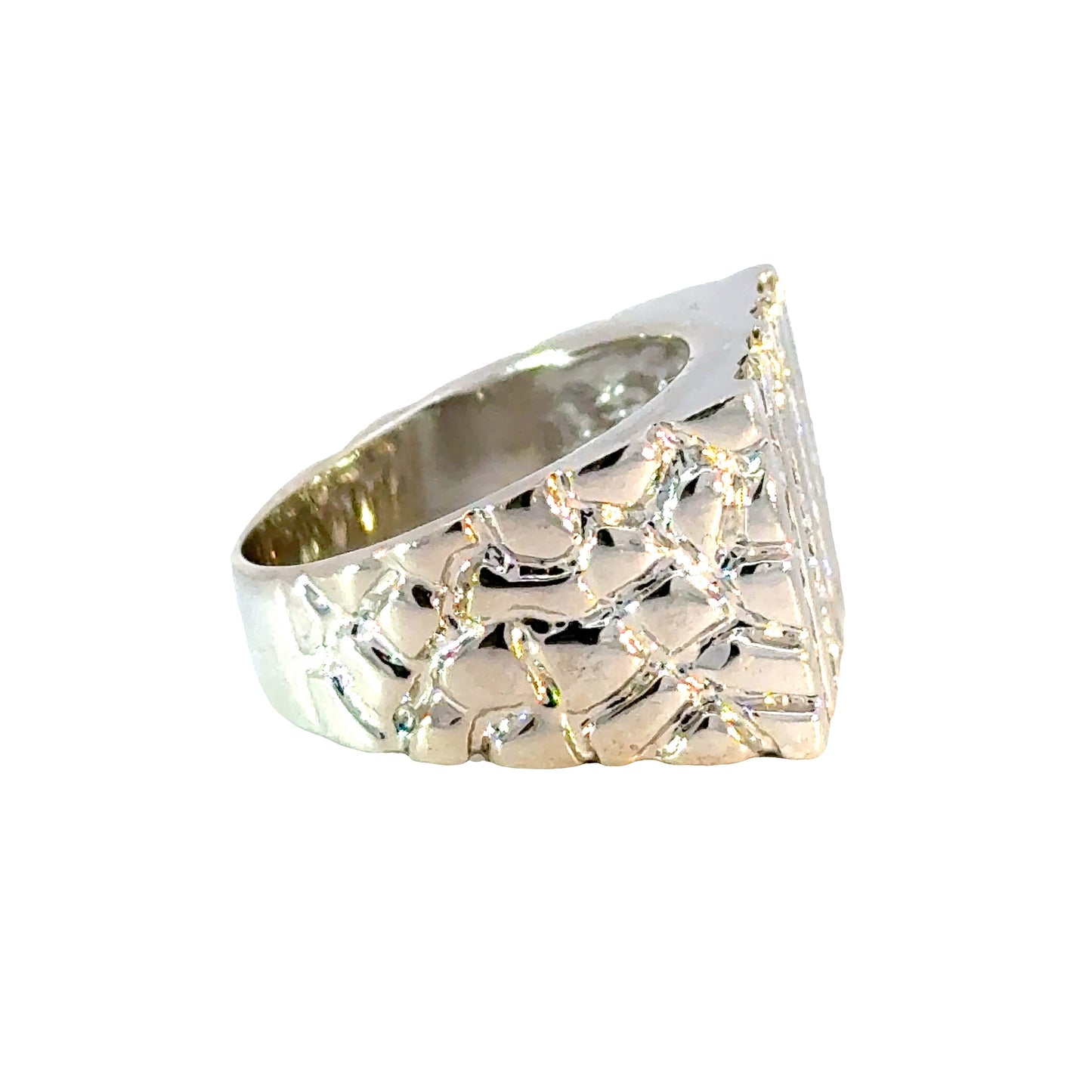 2 CT TW Men's Diamond Ring in 14K White Gold - Solomon Jewelers