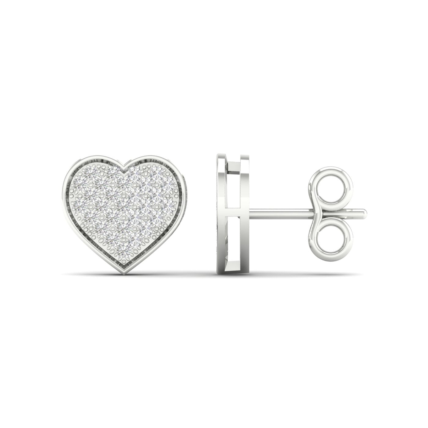 10K 0.15CT Diamond Earring - Solomon Jewelers