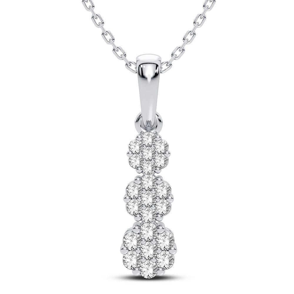 14K 1.50CT Diamond Pendant - Solomon Jewelers