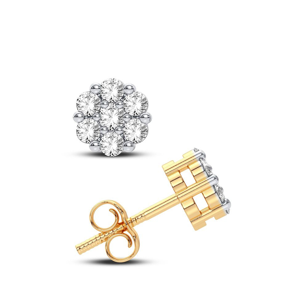 10K 0.14CT Diamond Earring - Solomon Jewelers