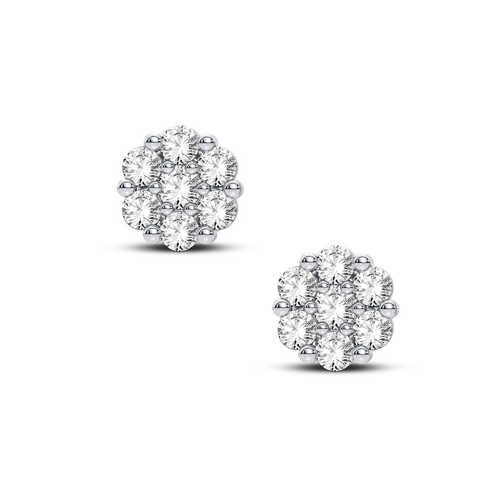 10K 0.14CT Diamond Earring - Solomon Jewelers