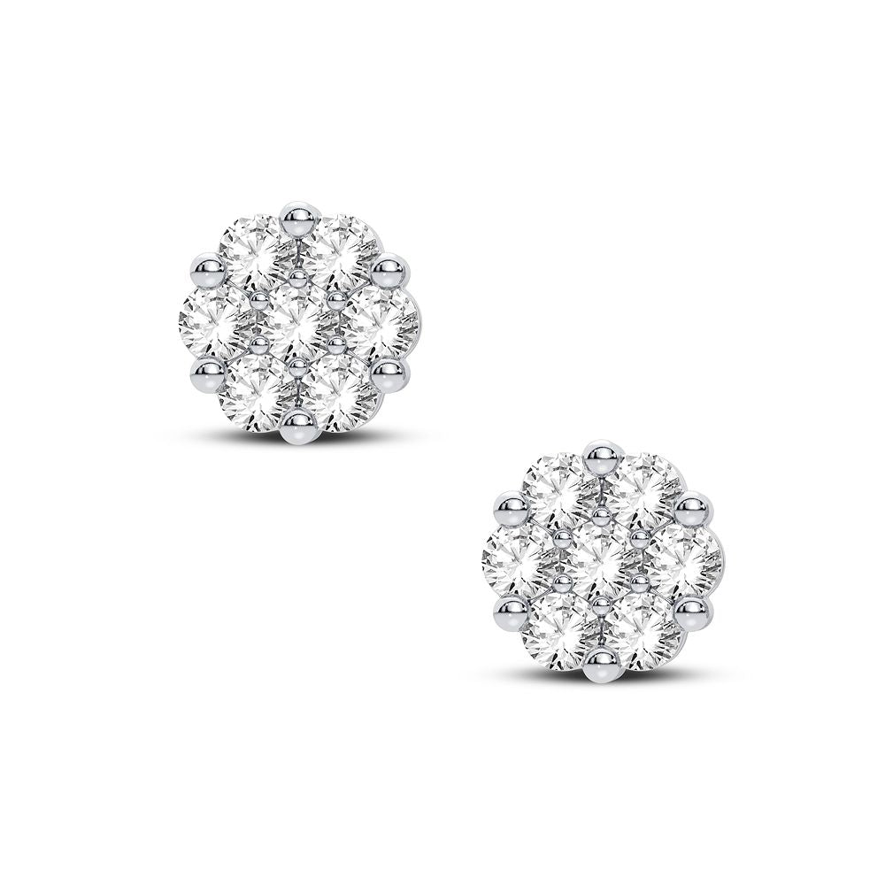 14K 3.00CT Diamond Earring - Solomon Jewelers