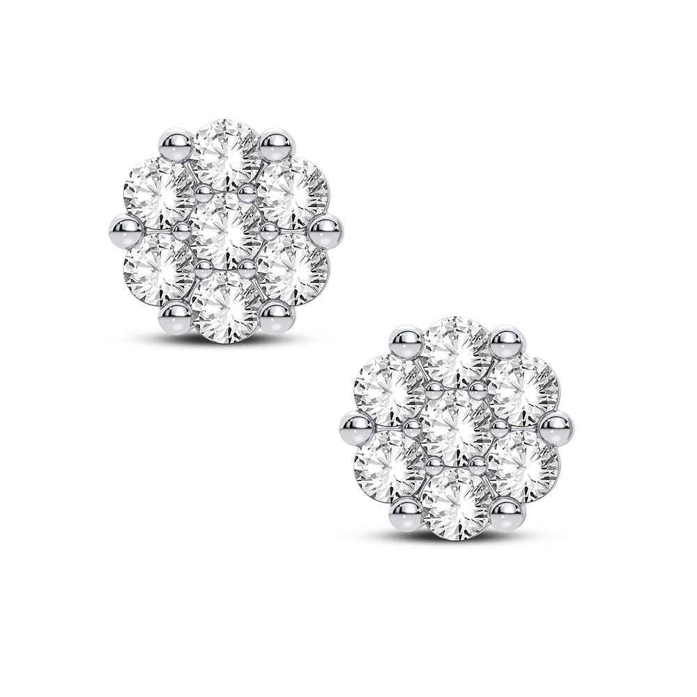 14K 0.75CT Diamond Earring - Solomon Jewelers