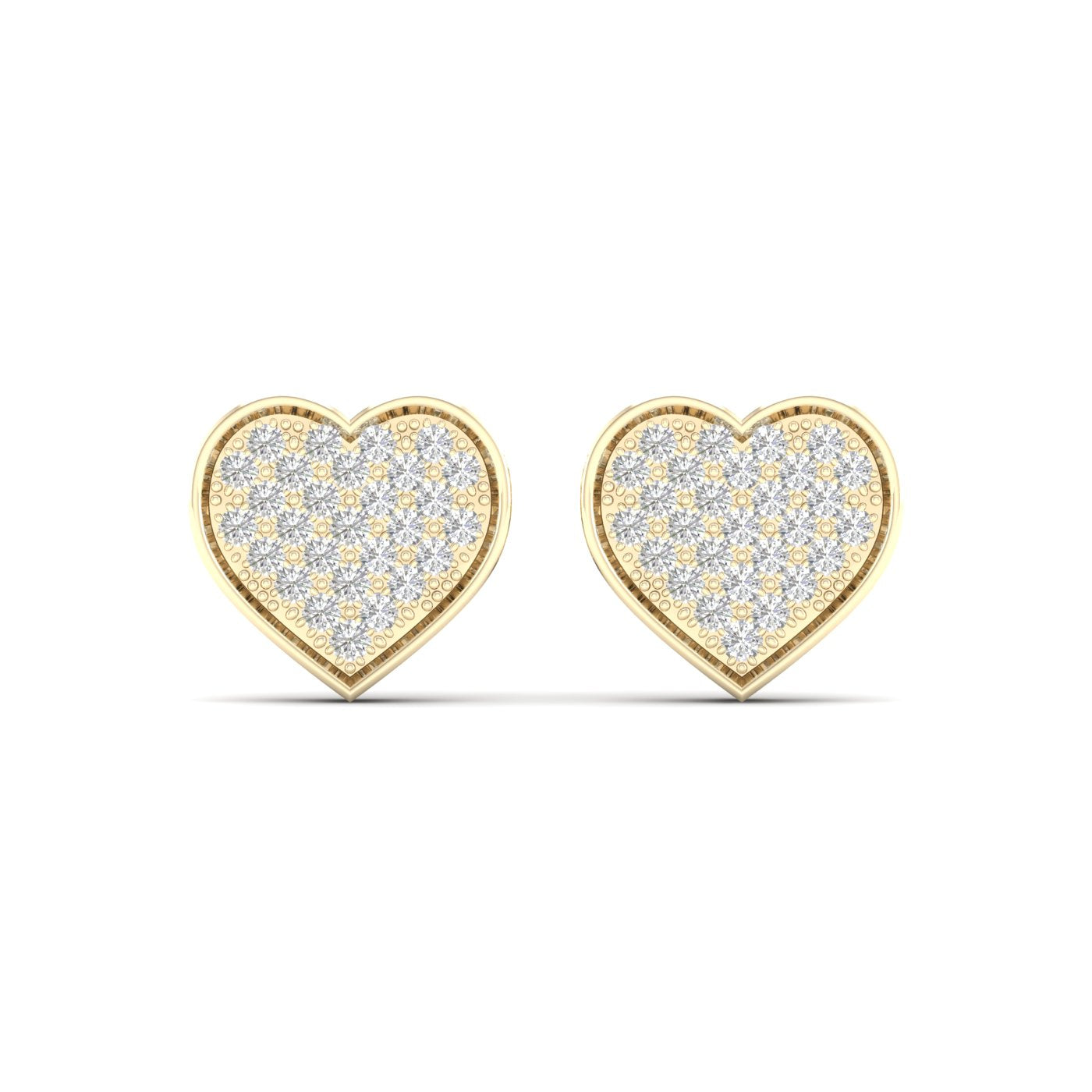 10K 0.15CT Diamond Earring - Solomon Jewelers