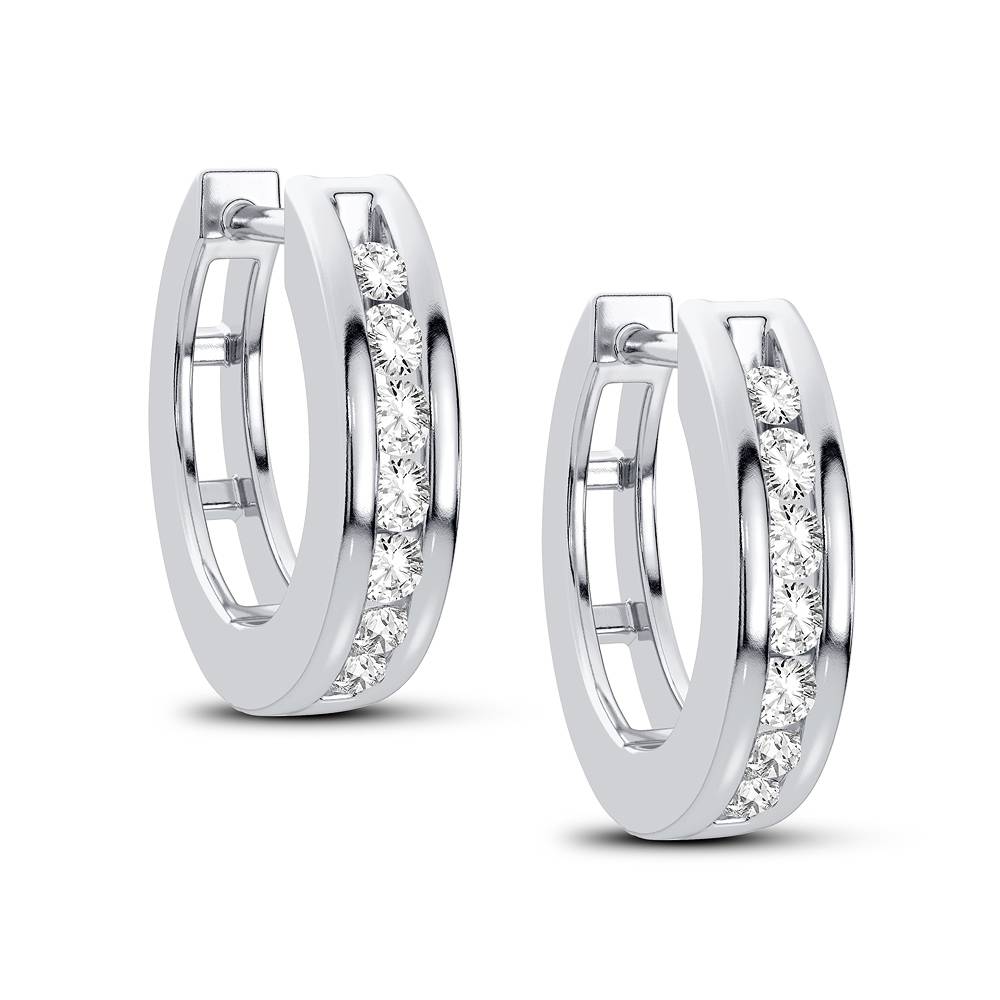 14K 0.15CT Diamond Earring - Solomon Jewelers