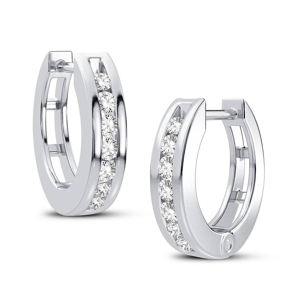 14K 0.15CT Diamond Earring - Solomon Jewelers