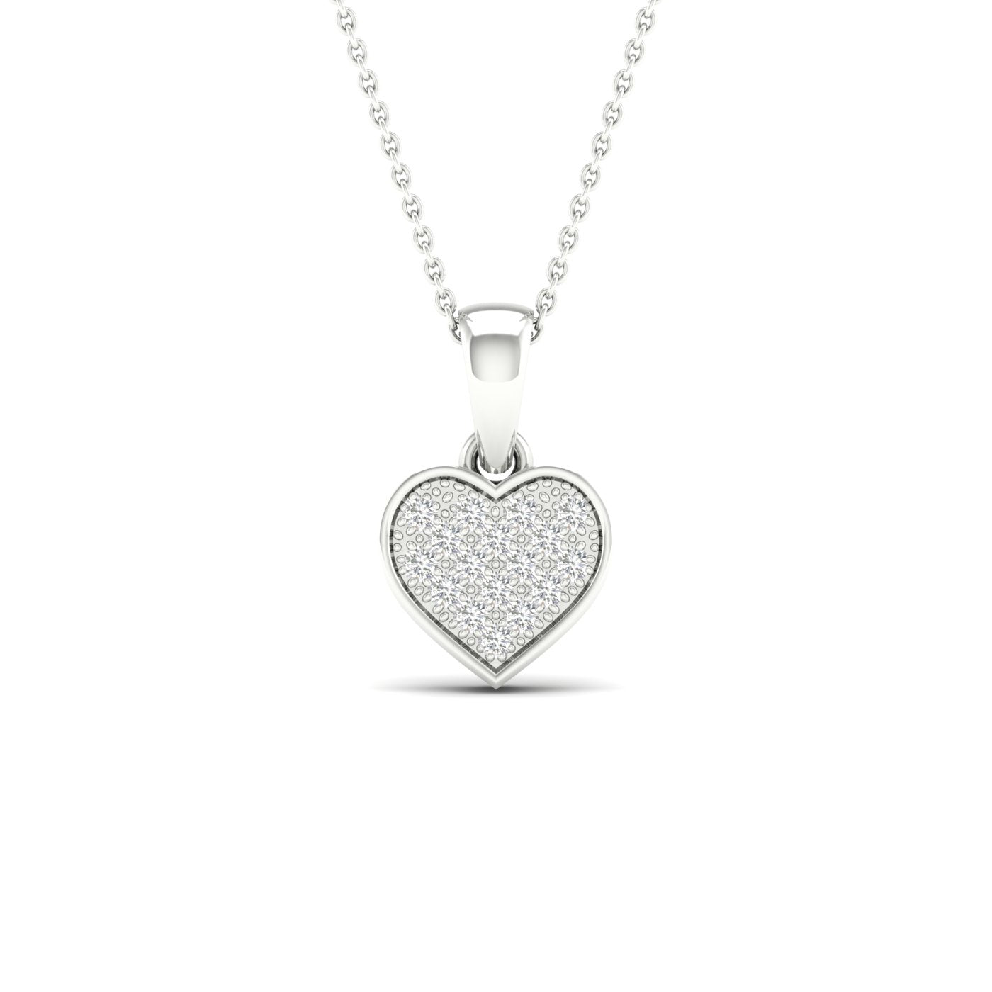 10K 0.05CT Diamond Pendant - Solomon Jewelers