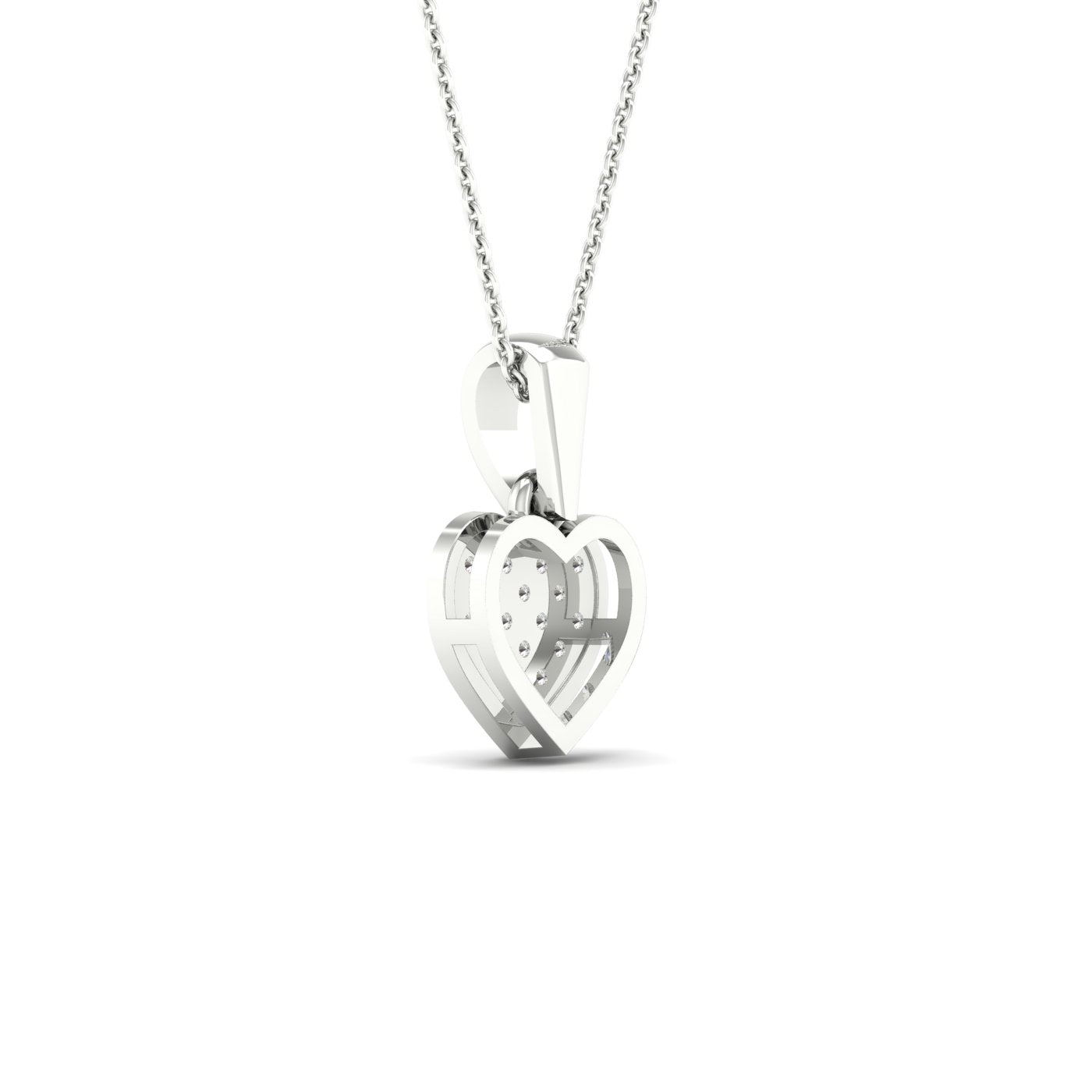 10K 0.05CT Diamond Pendant - Solomon Jewelers