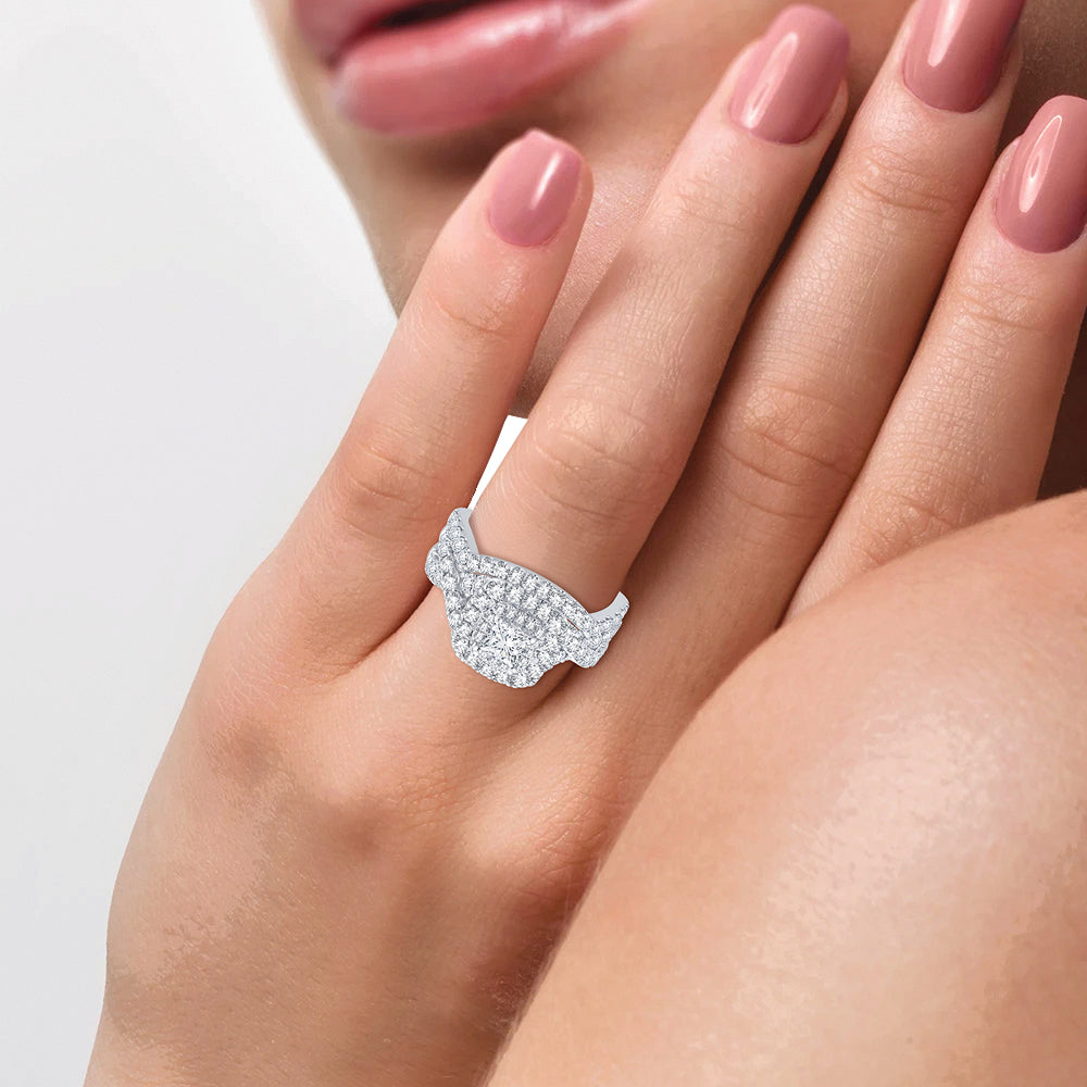 14K 2.00CT Diamond BRIDAL RING - Solomon Jewelers