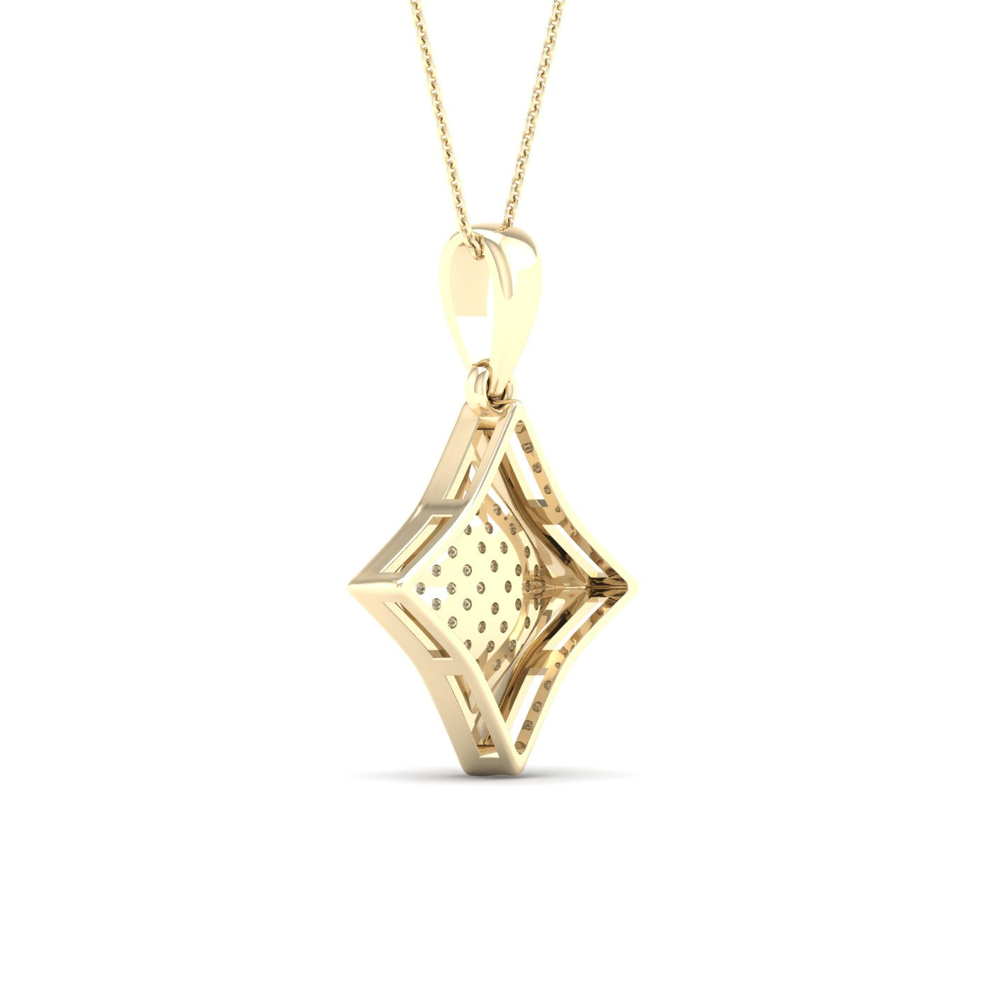 10K 0.10CT Diamond Pendant - Solomon Jewelers