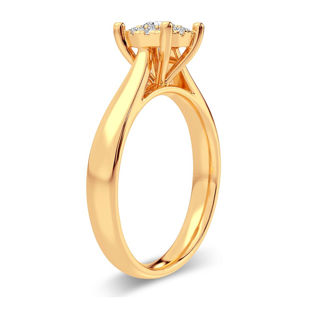 14K 0.25CT Diamond Ring - Solomon Jewelers