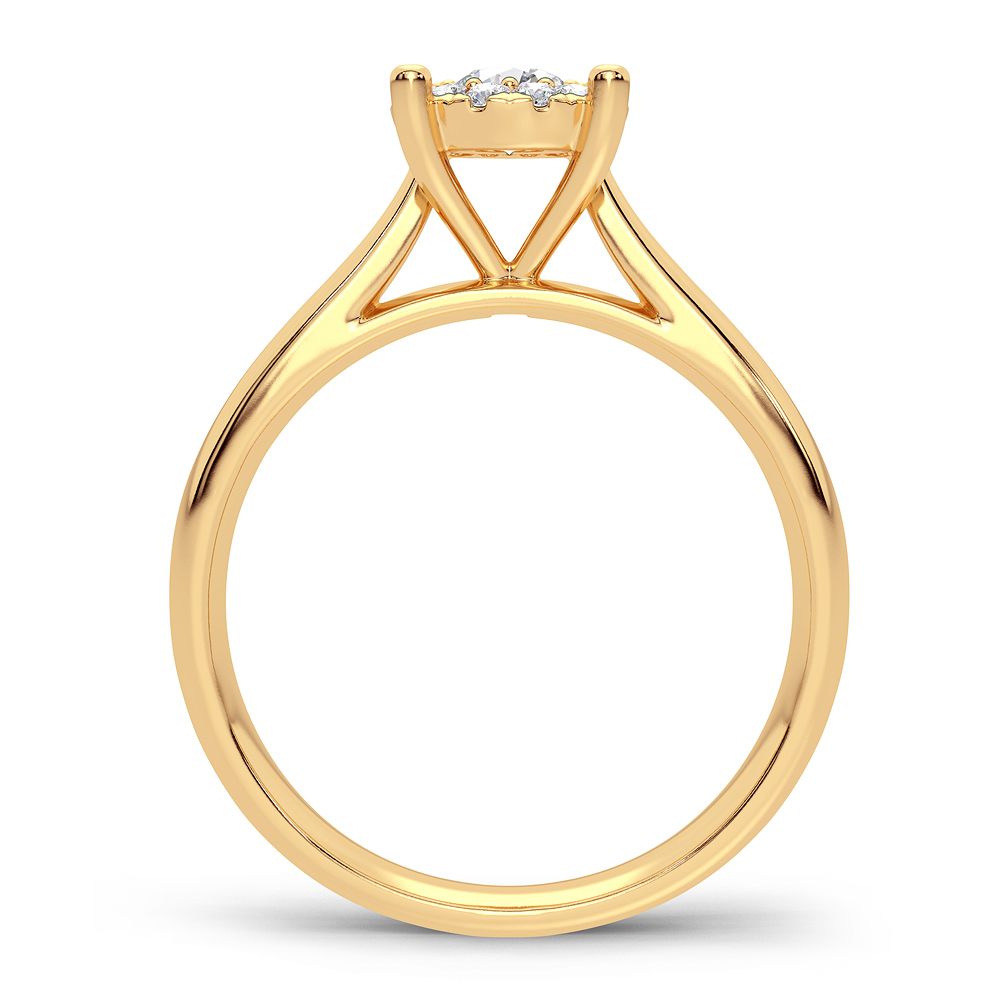 14K 0.25CT Diamond Ring - Solomon Jewelers