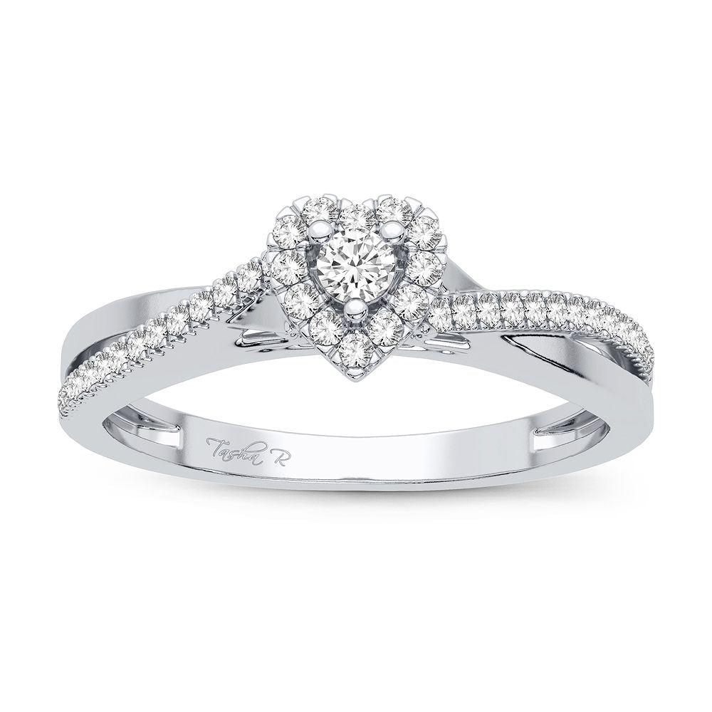 14K 0.20CT Diamond Ring - Solomon Jewelers