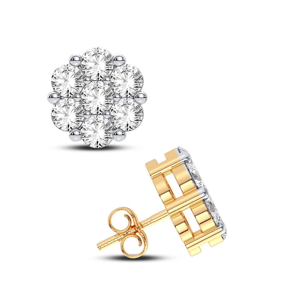 14K 2.00CT Diamond Earring - Solomon Jewelers
