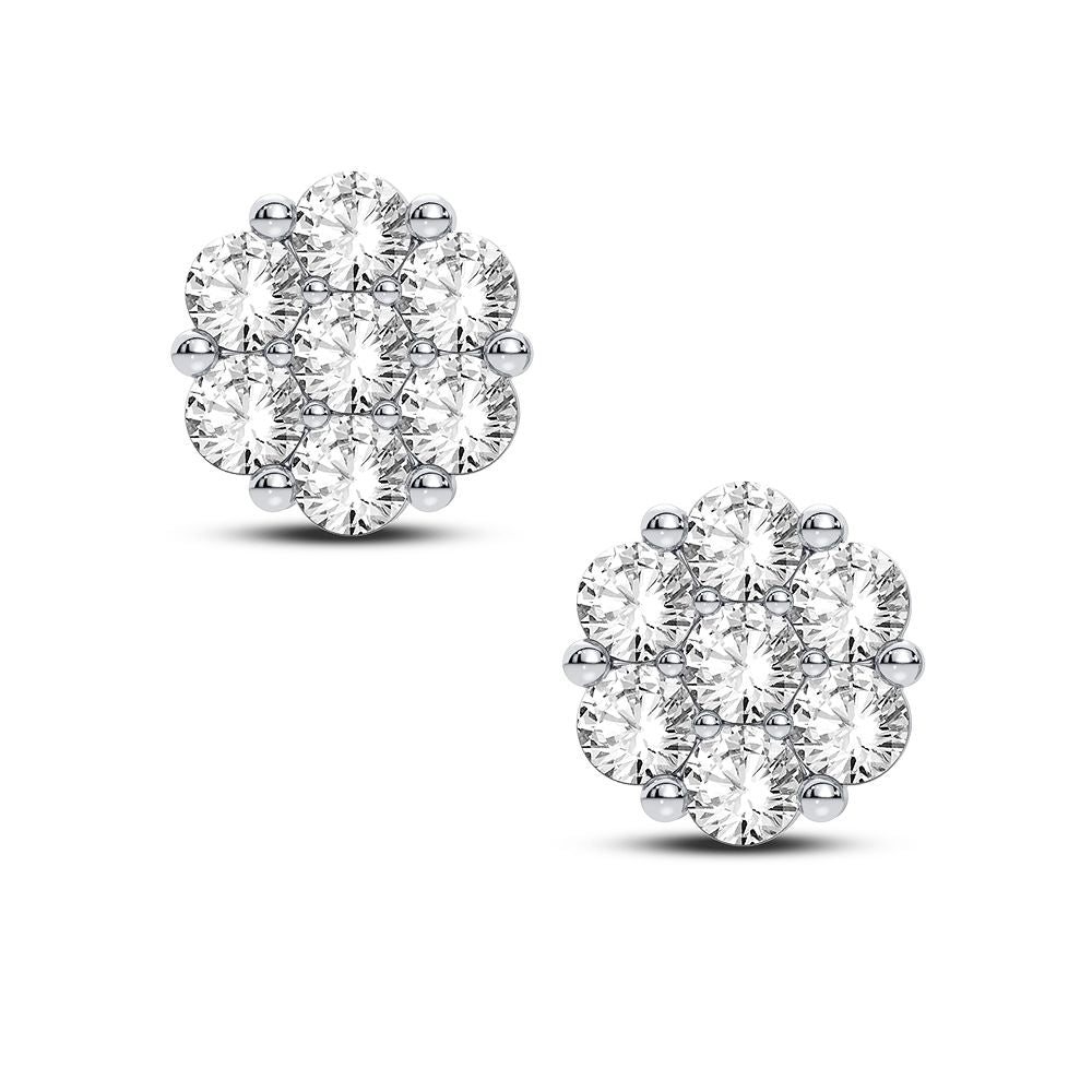 14K 2.00CT Diamond Earring - Solomon Jewelers