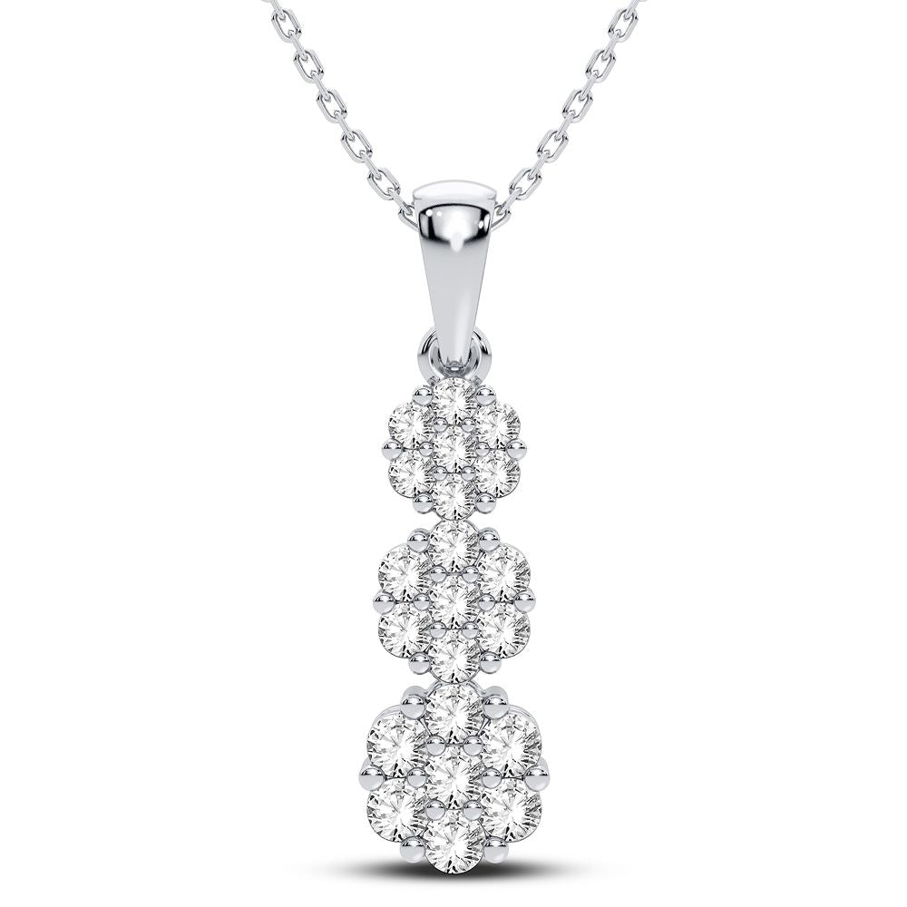 10K 0.75CT Diamond Pendant - Solomon Jewelers