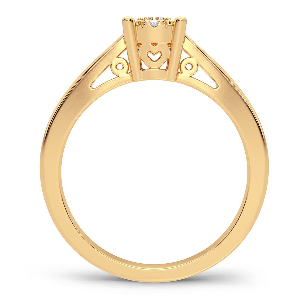 14K 0.14CT Diamond Ring - Solomon Jewelers