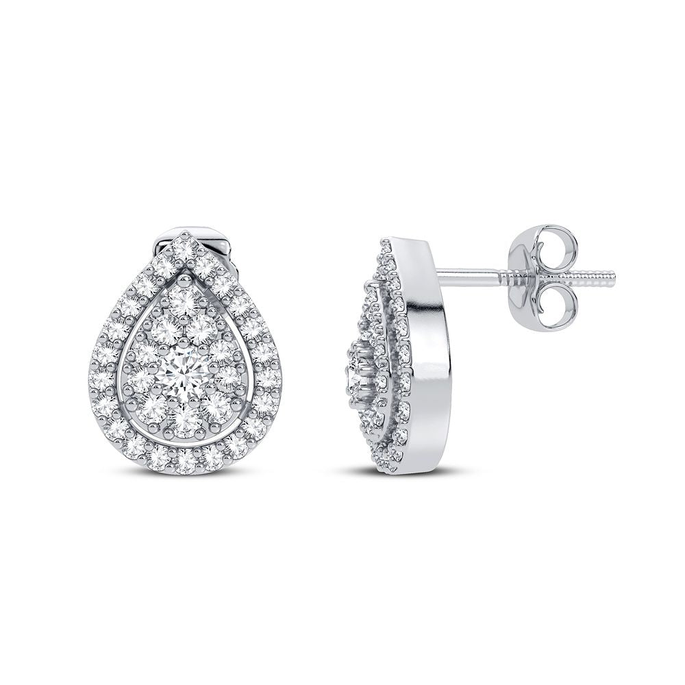 14K 0.31CT DIAMOND EARRING - Solomon Jewelers