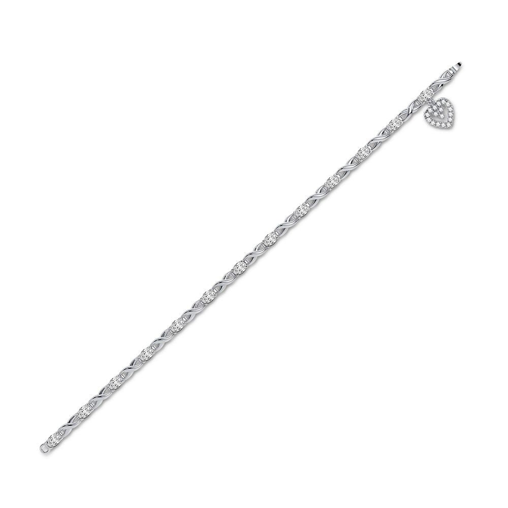 10K 0.10CT DIAMOND BRACELET - Solomon Jewelers