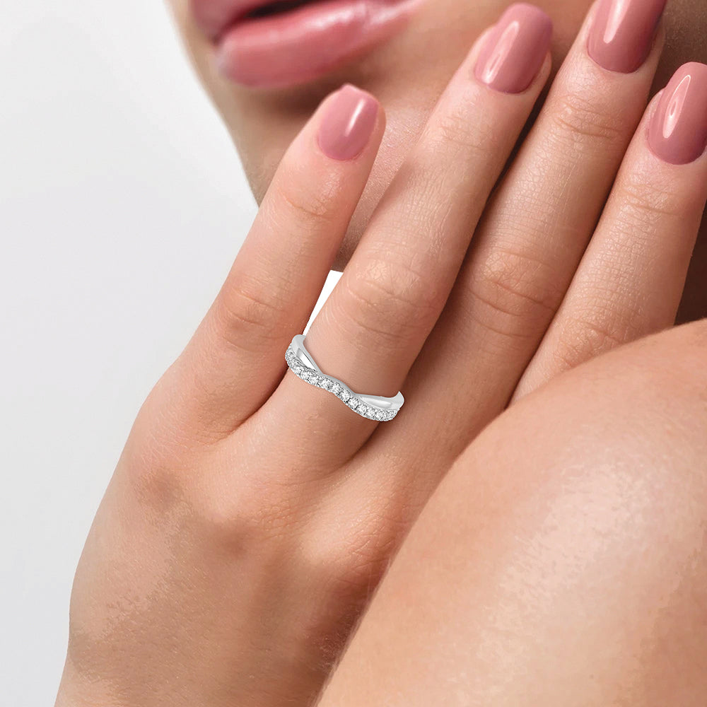 14k 0.25ct Diamond Enhancer Band - Solomon Jewelers