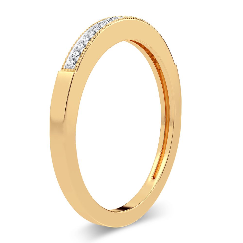 10K 0.05CT Diamond Band - Solomon Jewelers