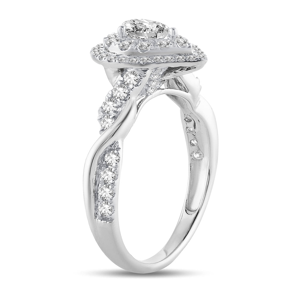 14K 1.00ct Engagement Ring - Solomon Jewelers