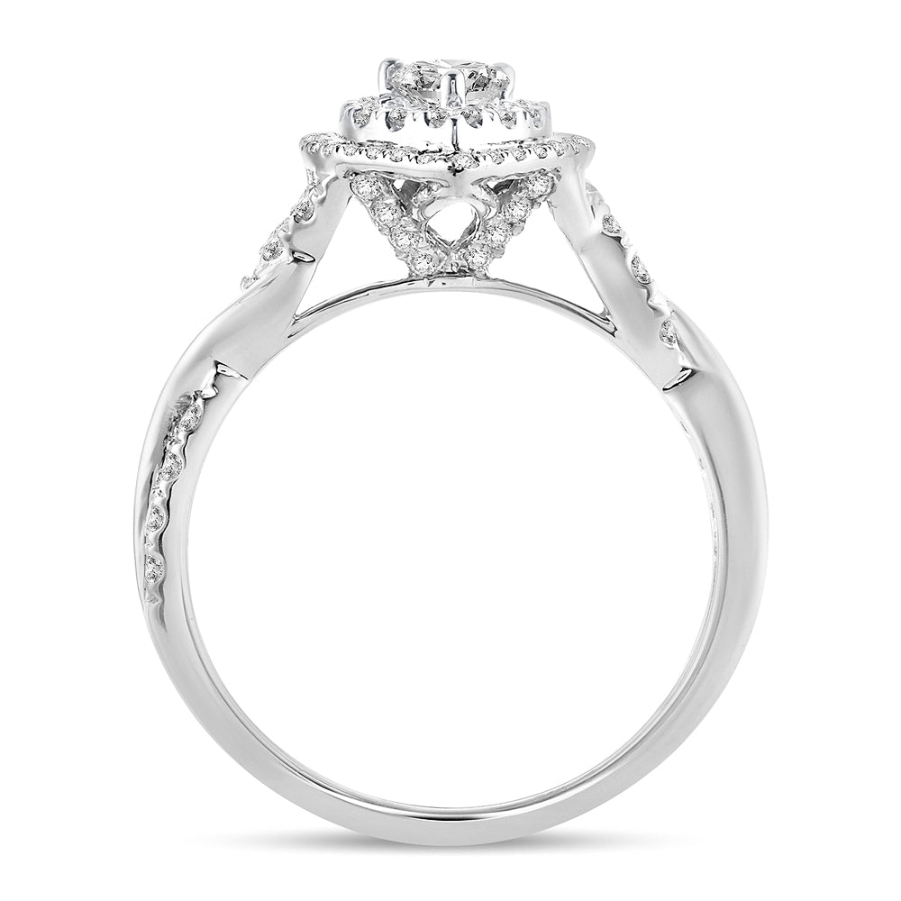 14K 1.00ct Engagement Ring - Solomon Jewelers