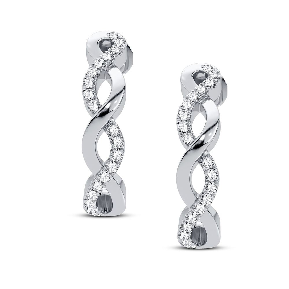 14K 0.10CT DIAMOND EARRING - Solomon Jewelers