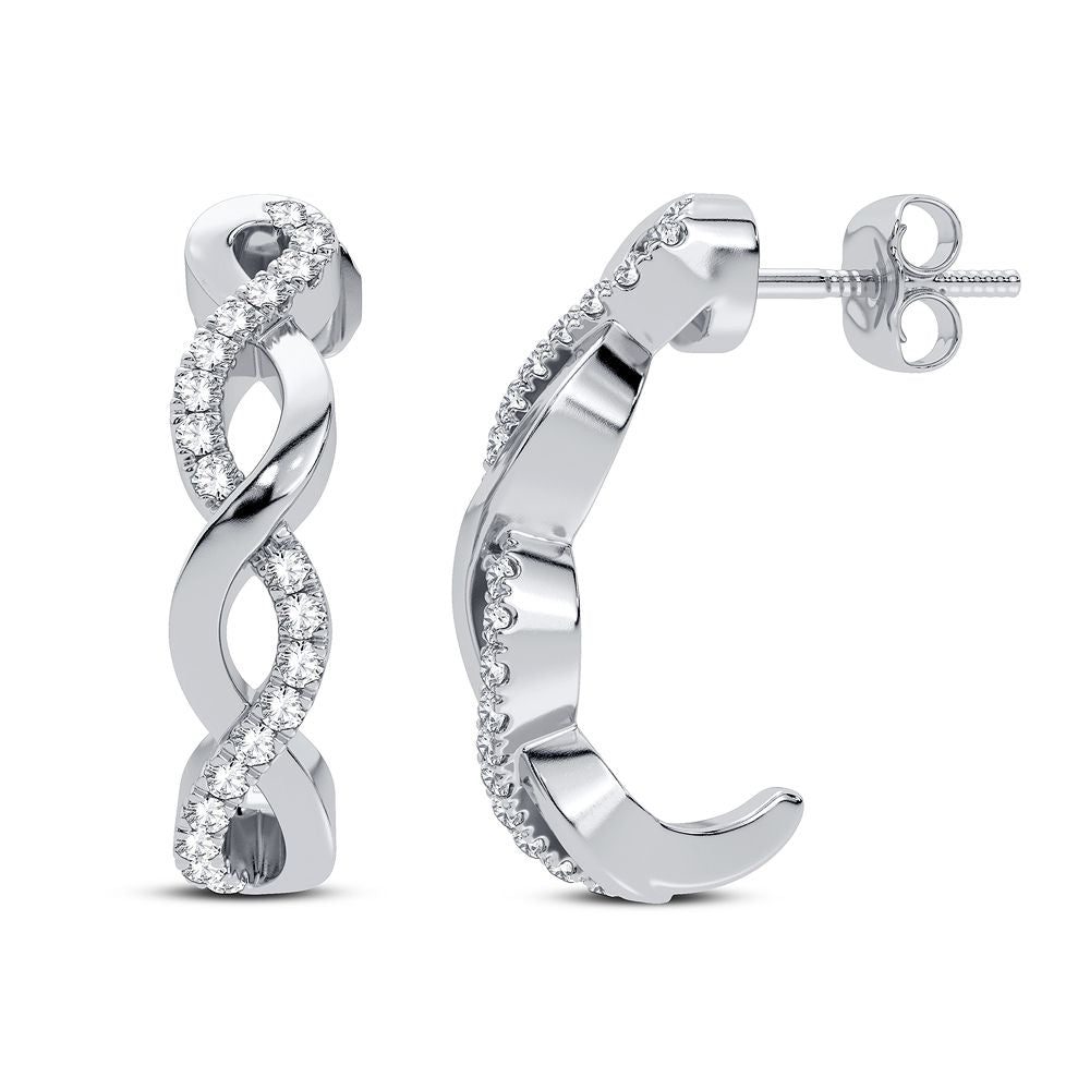 14K 0.10CT DIAMOND EARRING - Solomon Jewelers