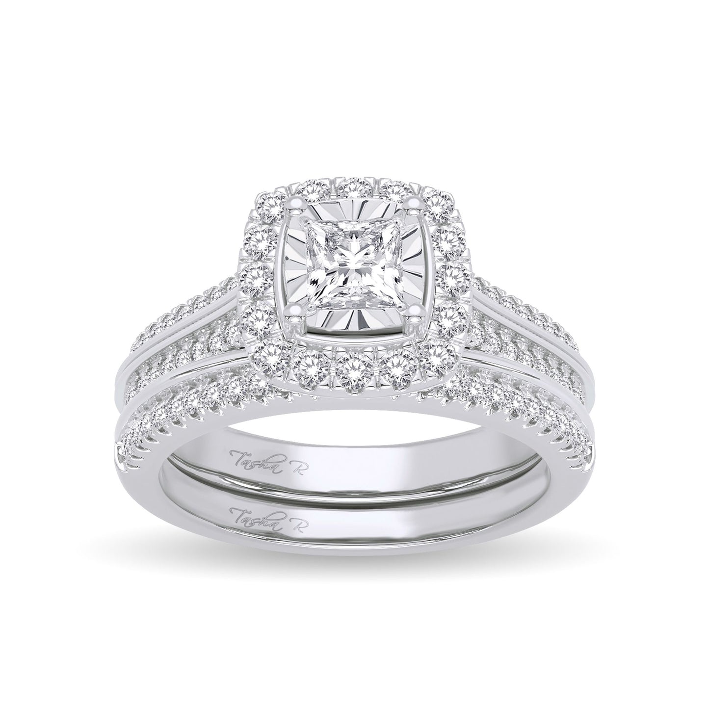 14K 0.64CT Diamond Bridal Ring - Solomon Jewelers