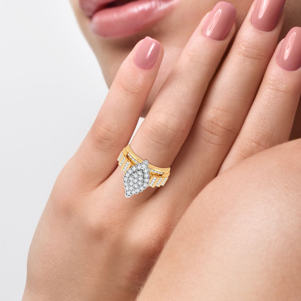 10K 1.00CT Diamond Ring - Solomon Jewelers