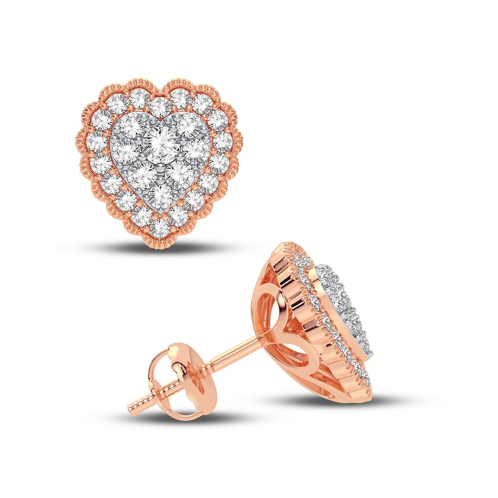 14K 0.50CT Diamond Earring - Solomon Jewelers