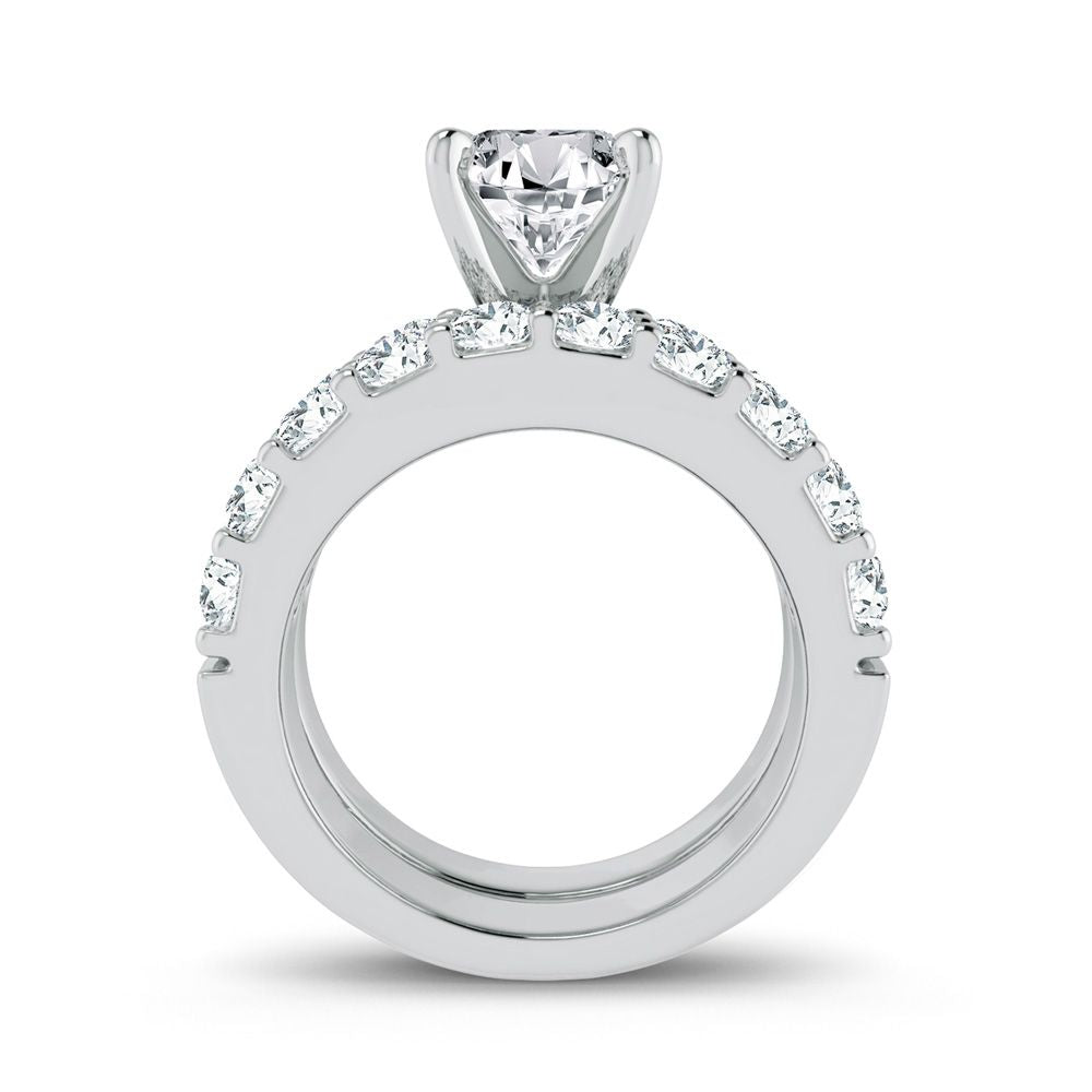 14K 2.00ct Diamond Semi Mount - Solomon Jewelers