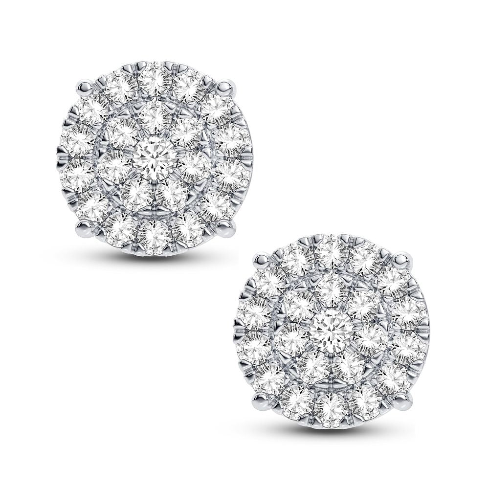 10K 1.00CT DIAMOND EARRING - Solomon Jewelers