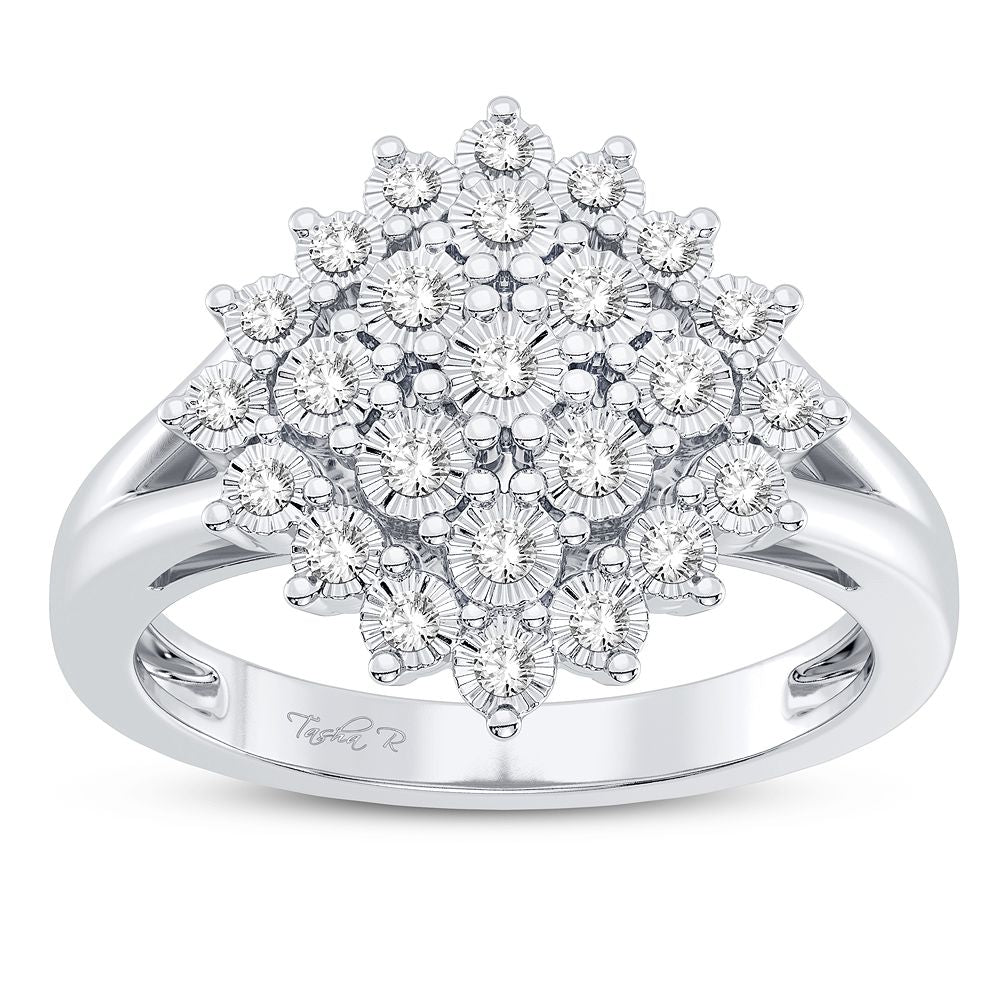 10K 0.10CT DIAMOND RING - Solomon Jewelers