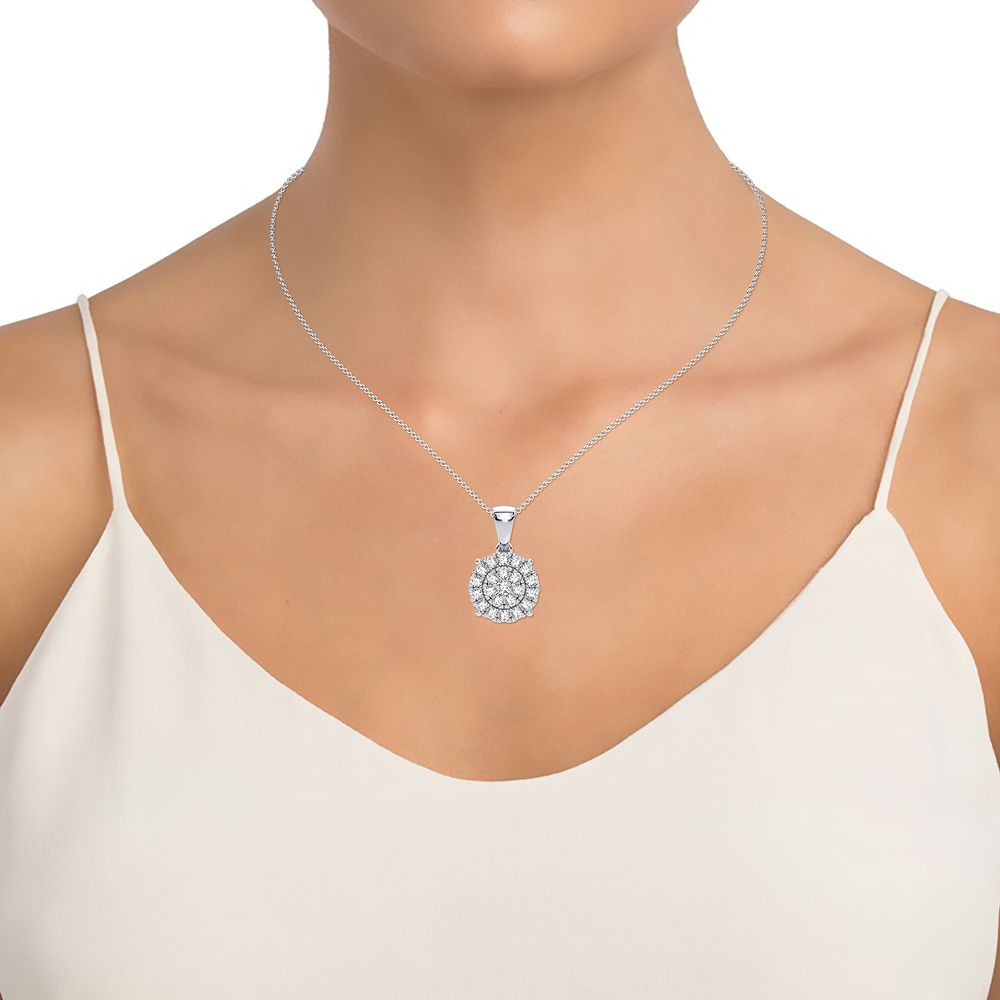 14K 2.00CT DIAMOND PENDANT - Solomon Jewelers