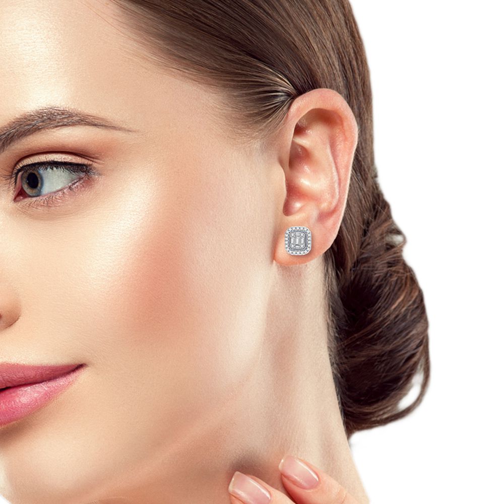 10K 0.40CT DIAMOND EARRING - Solomon Jewelers
