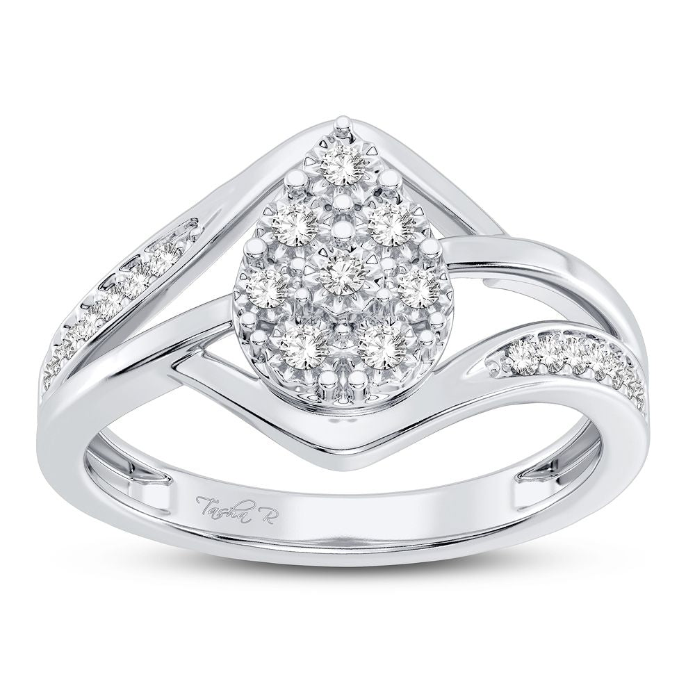 10K 0.10CT DIAMOND RING - Solomon Jewelers