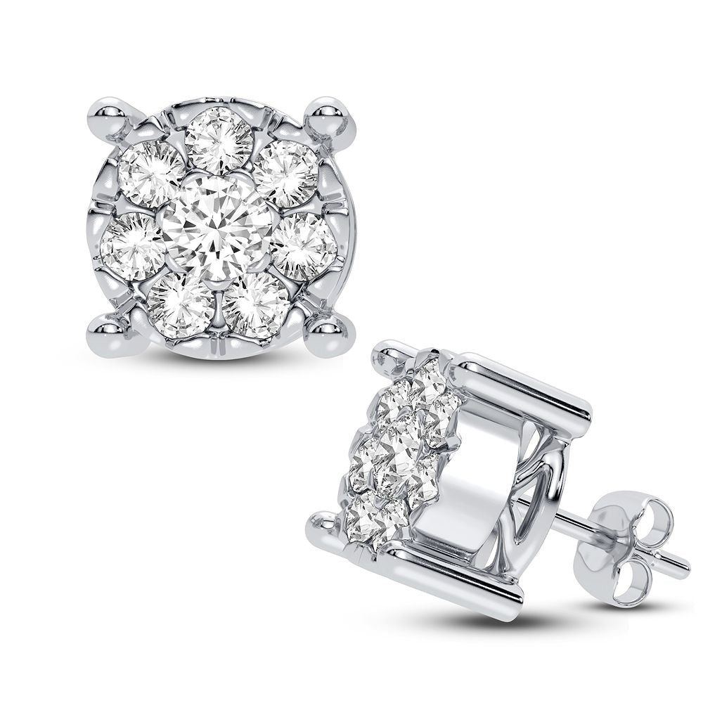 10K 0.75CT DIAMOND EARRING - Solomon Jewelers