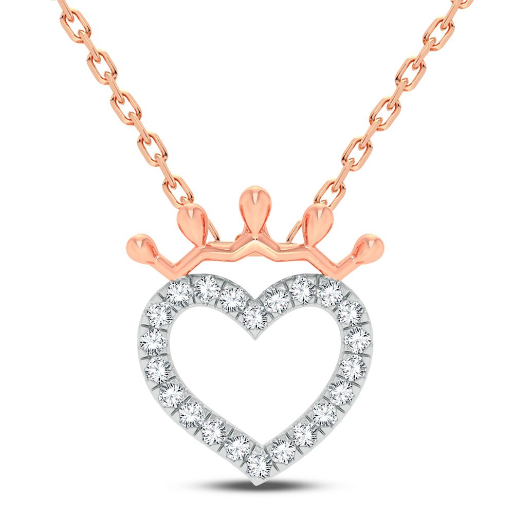 10K 0.25CT DIAMOND PENDANT - Solomon Jewelers