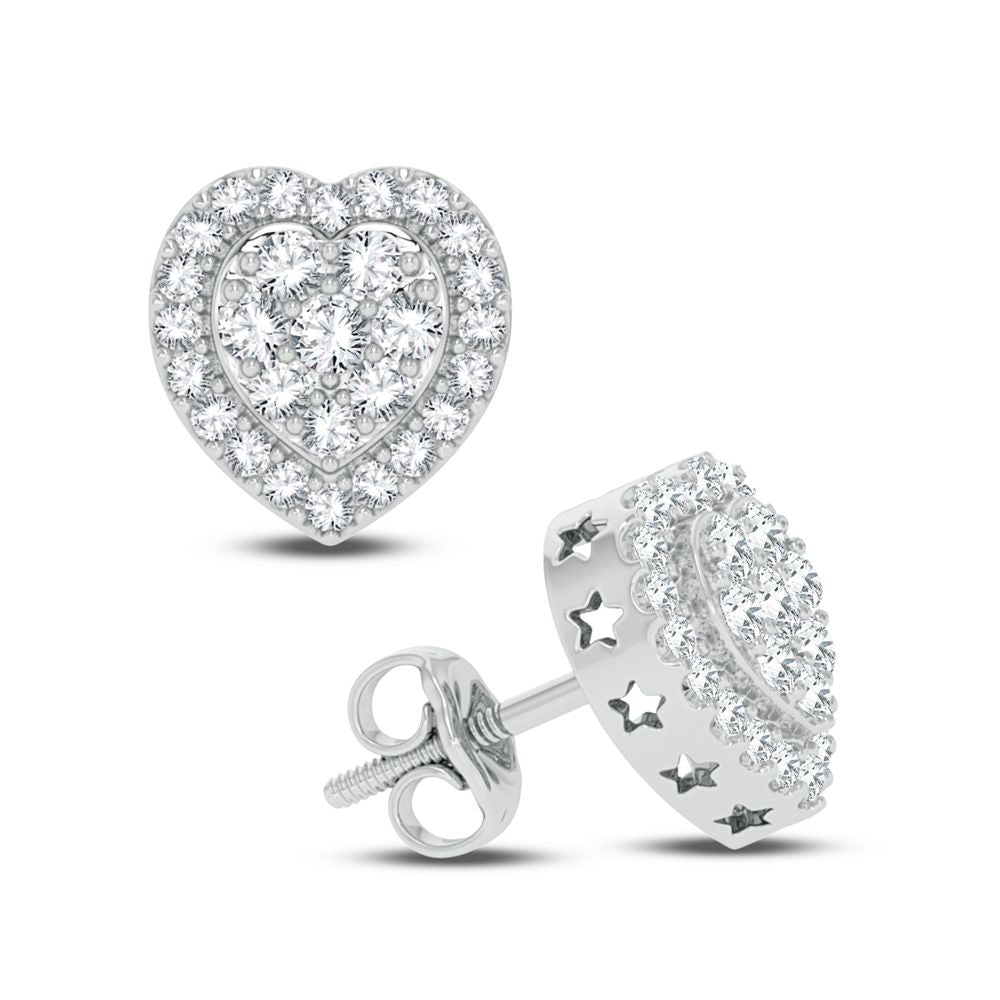 10K 0.75CT DIAMOND EARRING - Solomon Jewelers