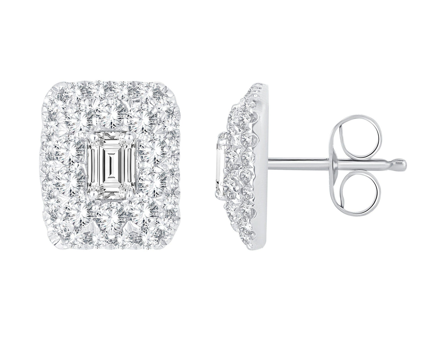 14K 0.79ct Diamond Earring - Solomon Jewelers