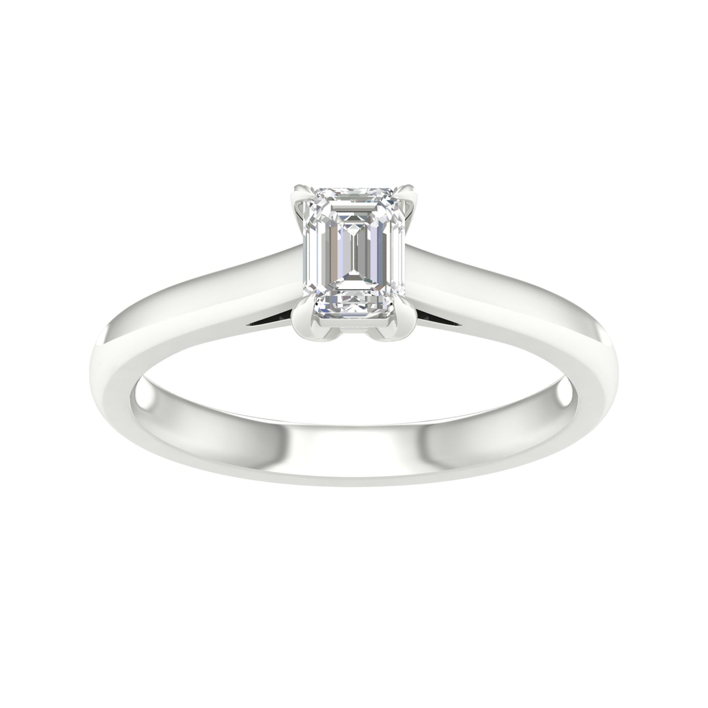 14K 0.50CT Certified Lab Grown Diamond Ring ( IGI Certified ) - Solomon Jewelers
