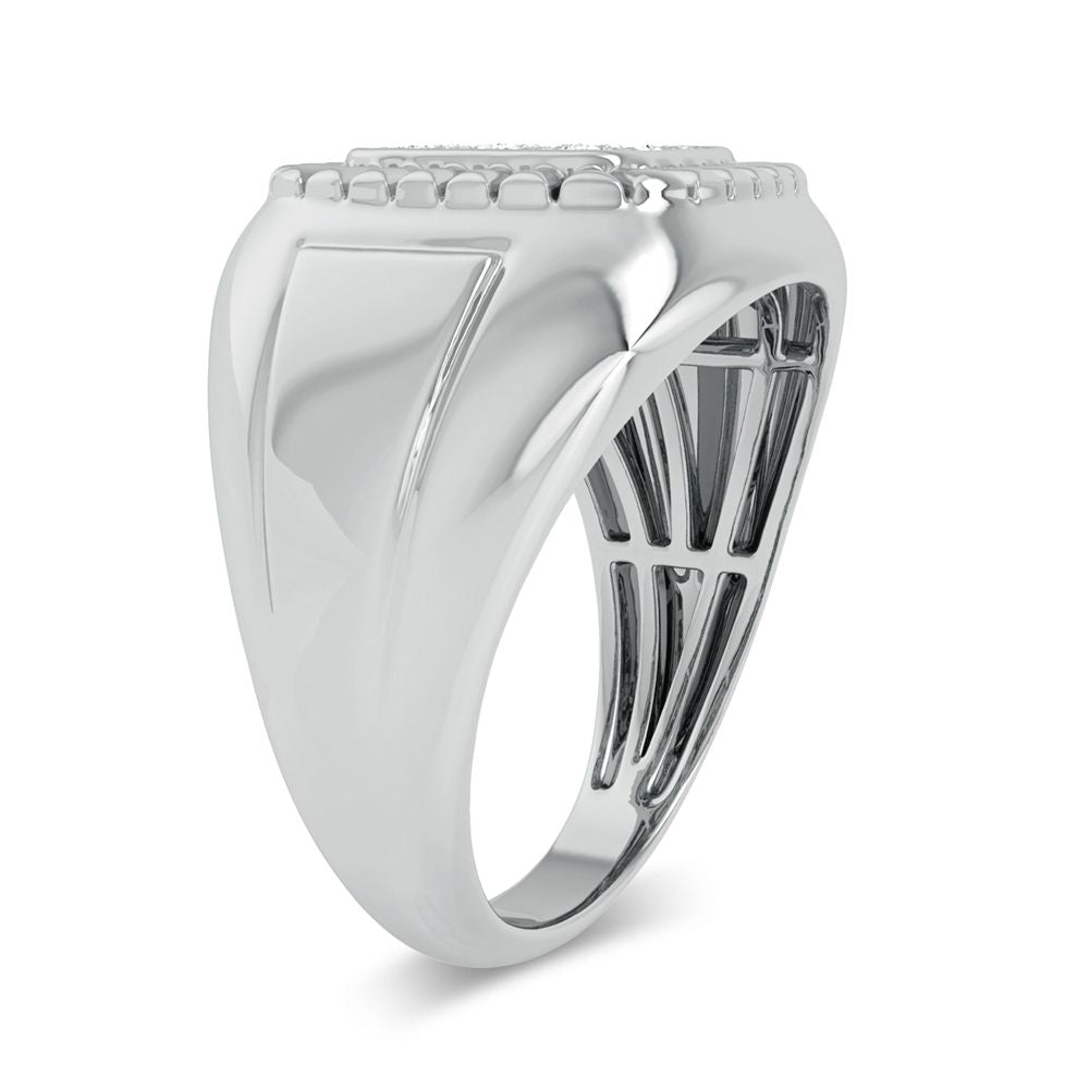 10K 0.20ct Diamond Mens Ring - Solomon Jewelers
