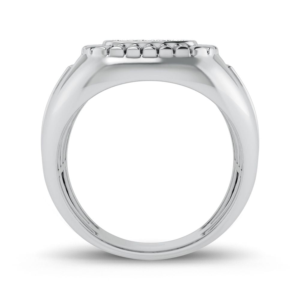10K 0.20ct Diamond Mens Ring - Solomon Jewelers