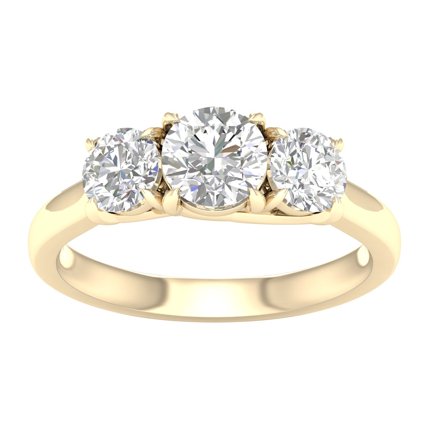 14K 2.00CT Certified Lab Grown Diamond Ring ( IGI Certified ) - Solomon Jewelers