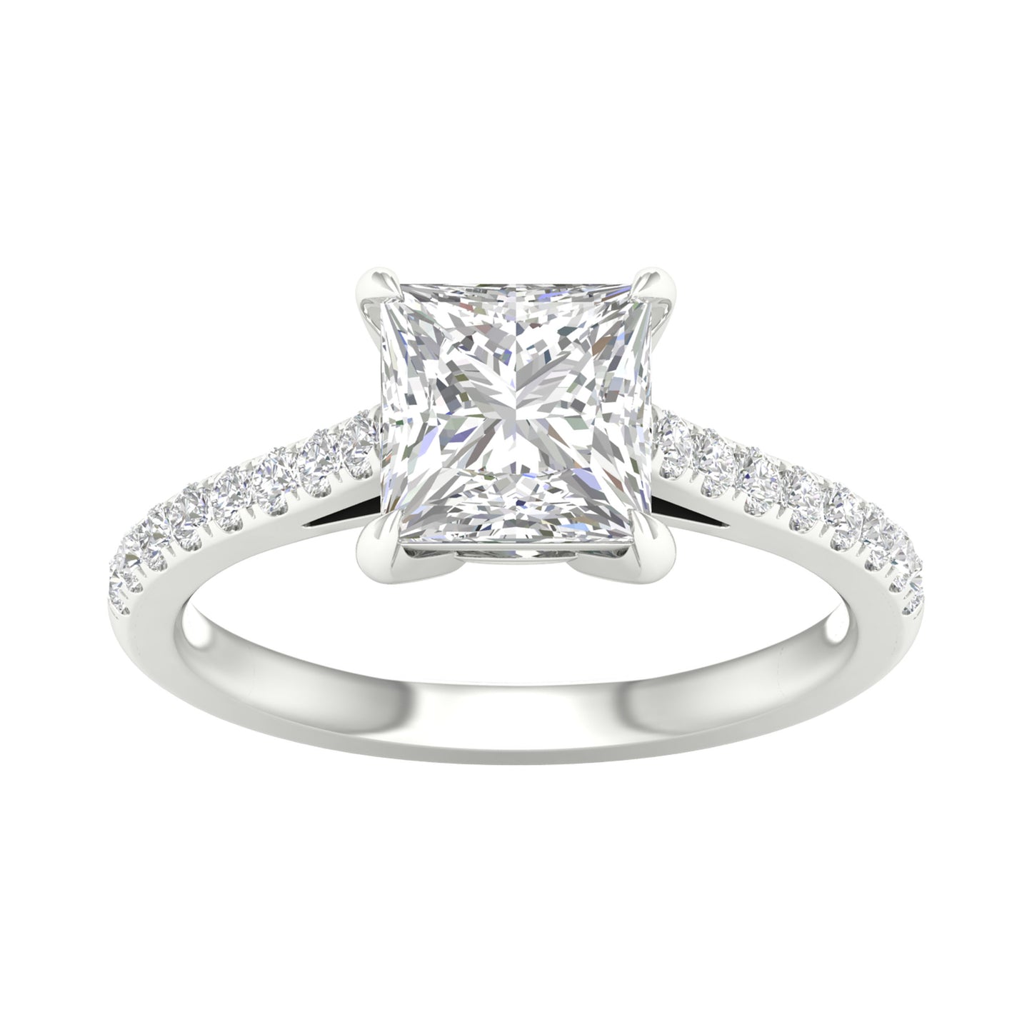 14K 2.25CT Certified Lab Grown Diamond Ring ( IGI Certified ) - Solomon Jewelers